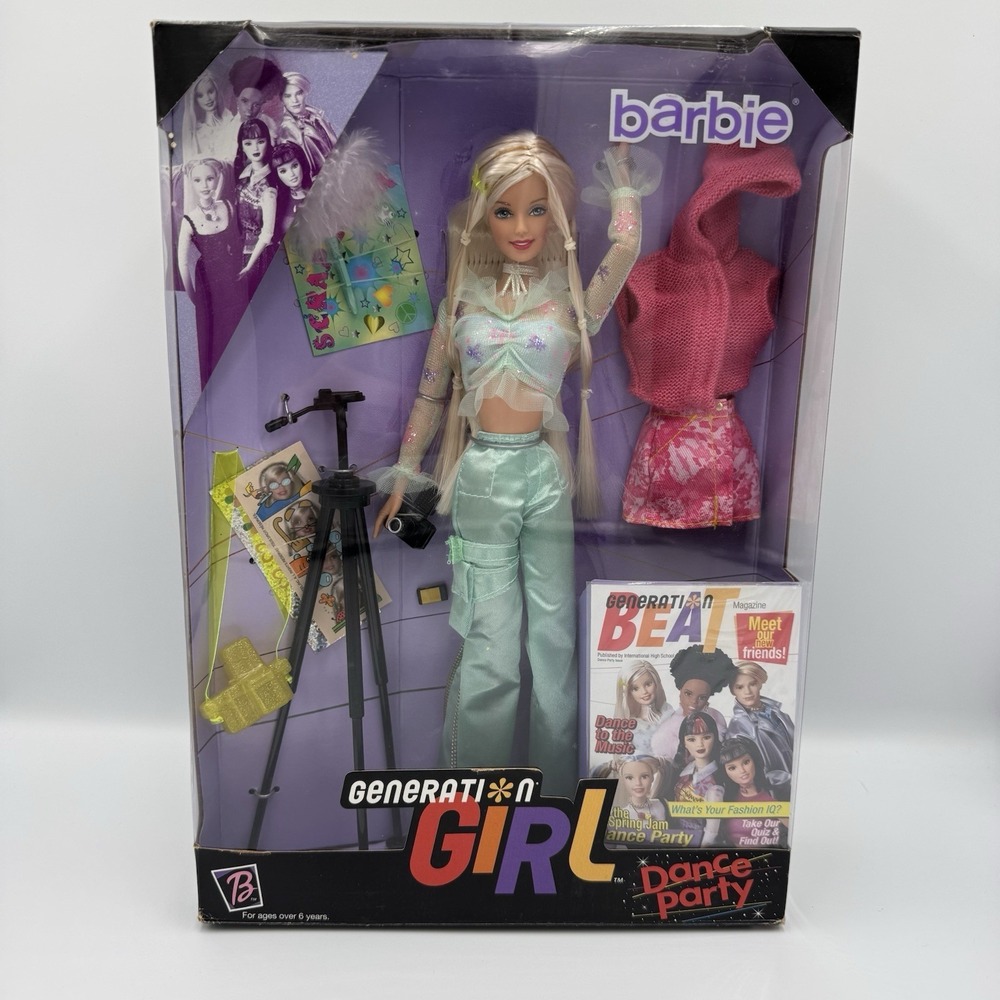 Vintage 1999 Mattel Generation Girl Barbie Dance Party 25766 New Sealed